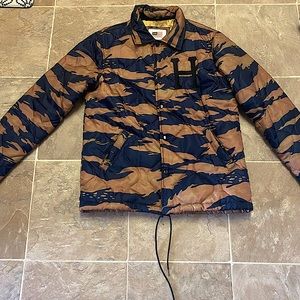 HUF Camouflage Coach Jacket.